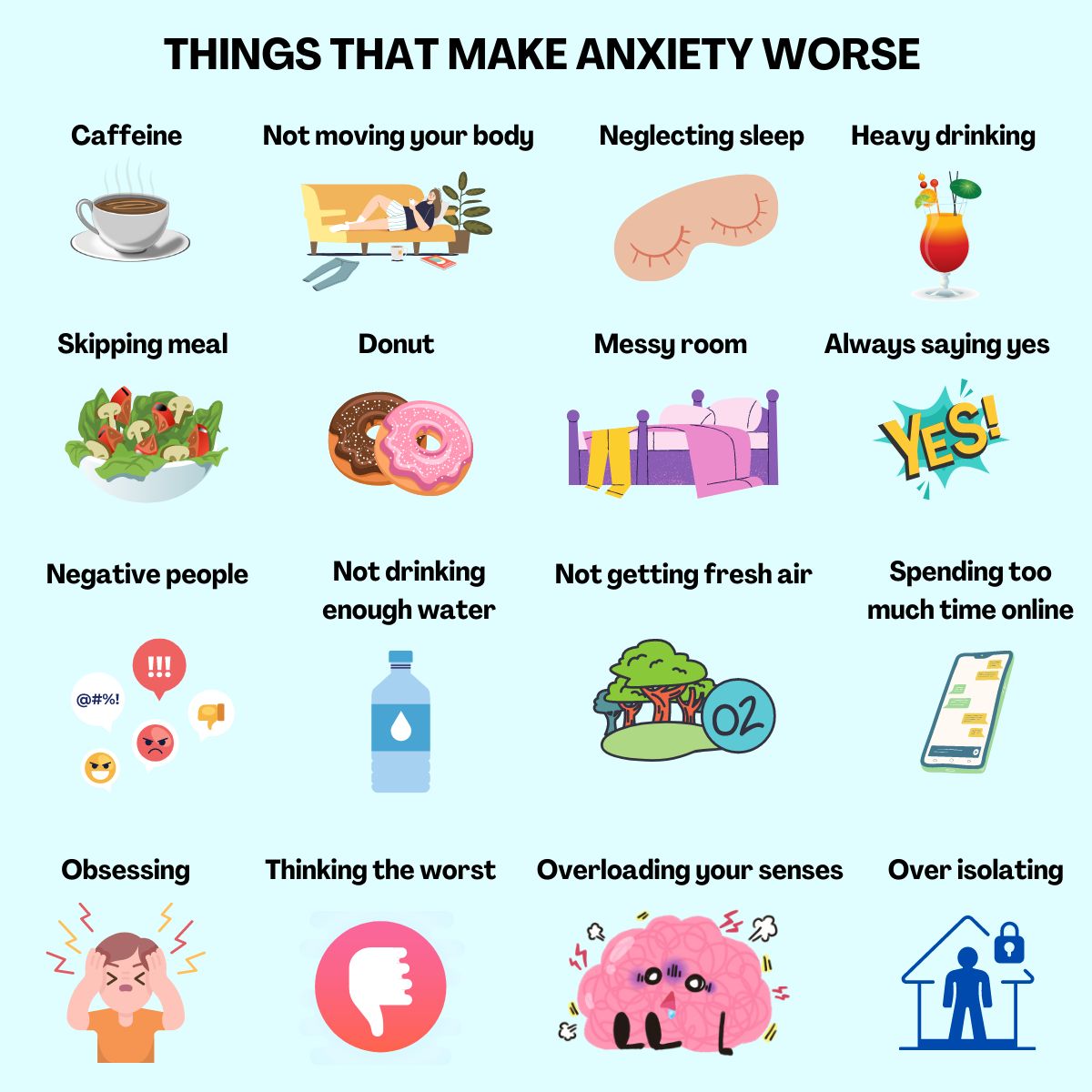 Things that Make Anxiety Worse